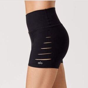 ALO Yoga Black Athletic Shorts